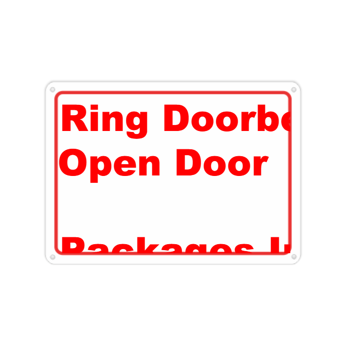 Custom Metal Aluminum Sign