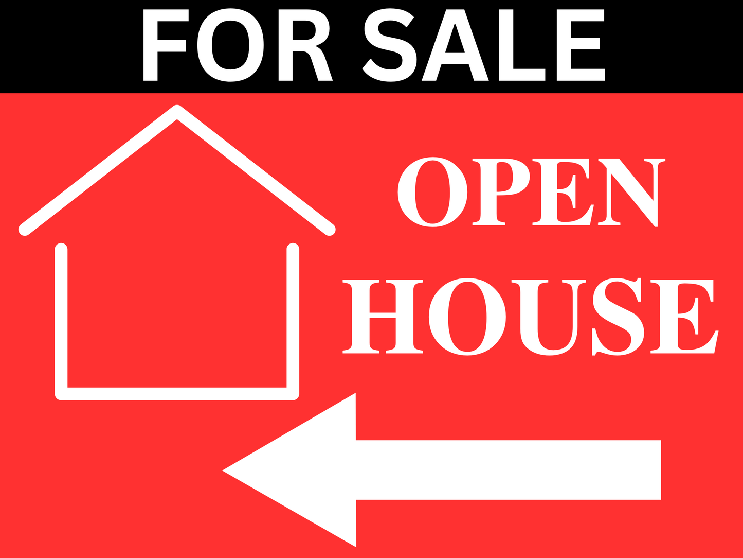 Yard Sign Custom UV Printed