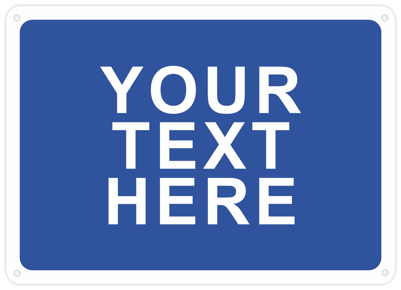 Custom Metal Aluminum Sign