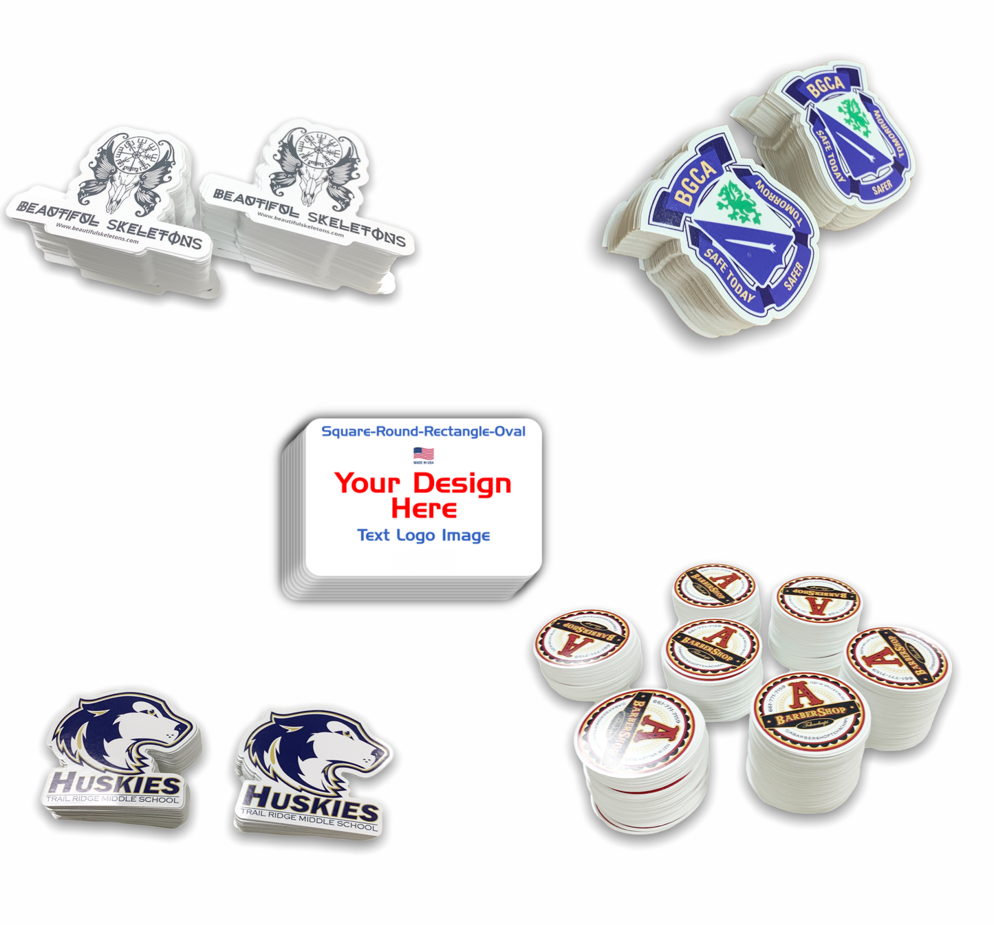 Auto Sticker Builder Just Upload Image - Die Cut Premium Vinyl and Laminated Stickers From Your Design
