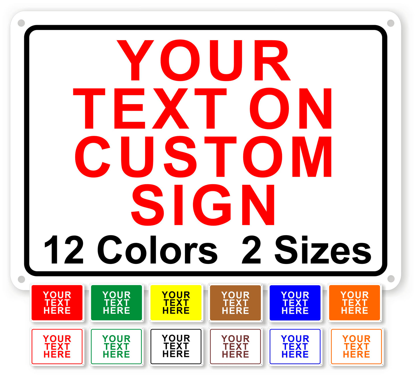 Custom Metal Aluminum Sign