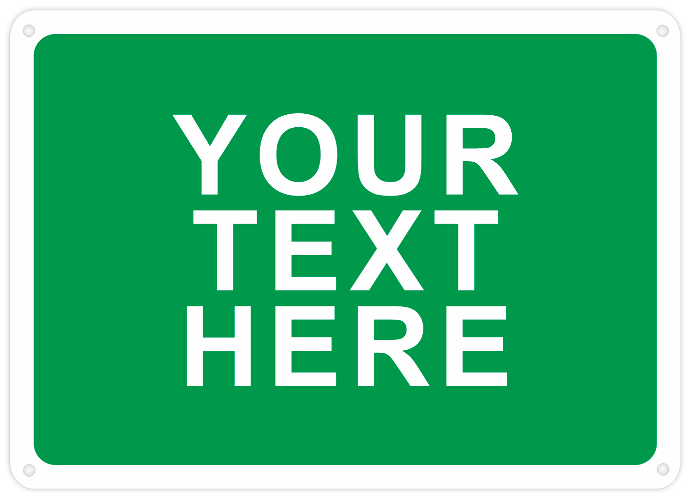Custom Metal Aluminum Sign