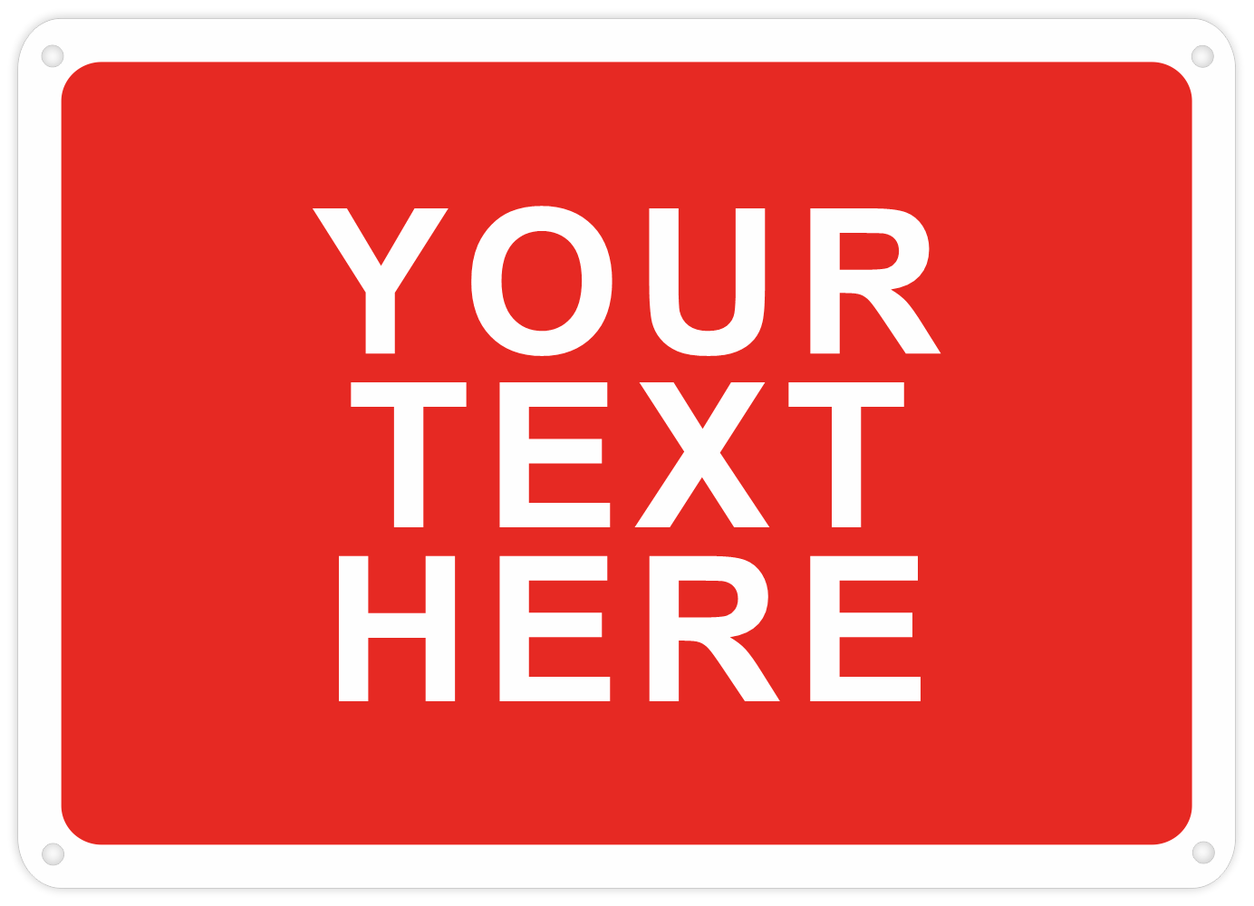 Custom Metal Aluminum Sign