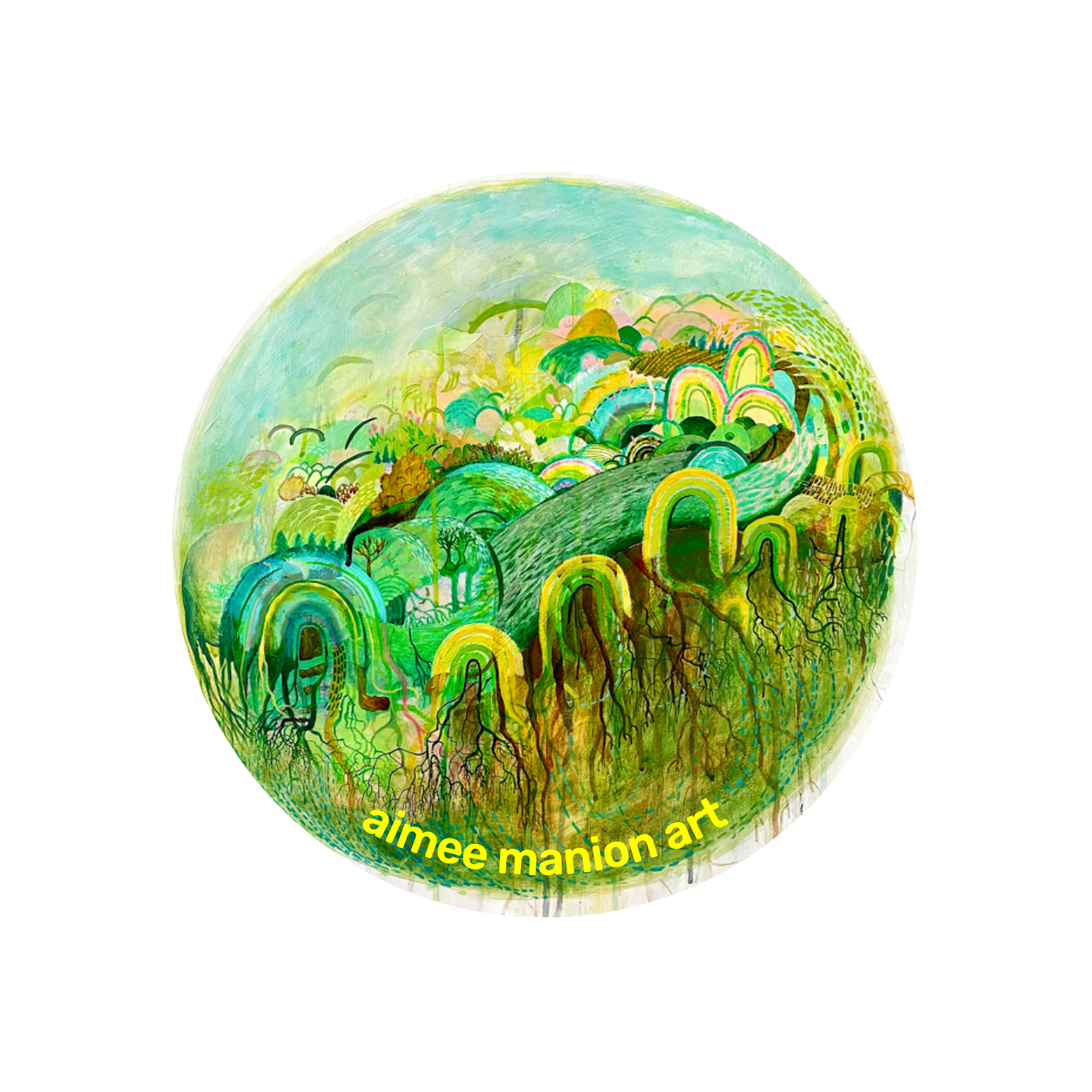 AV Grafx  Round Sticker Online Designer