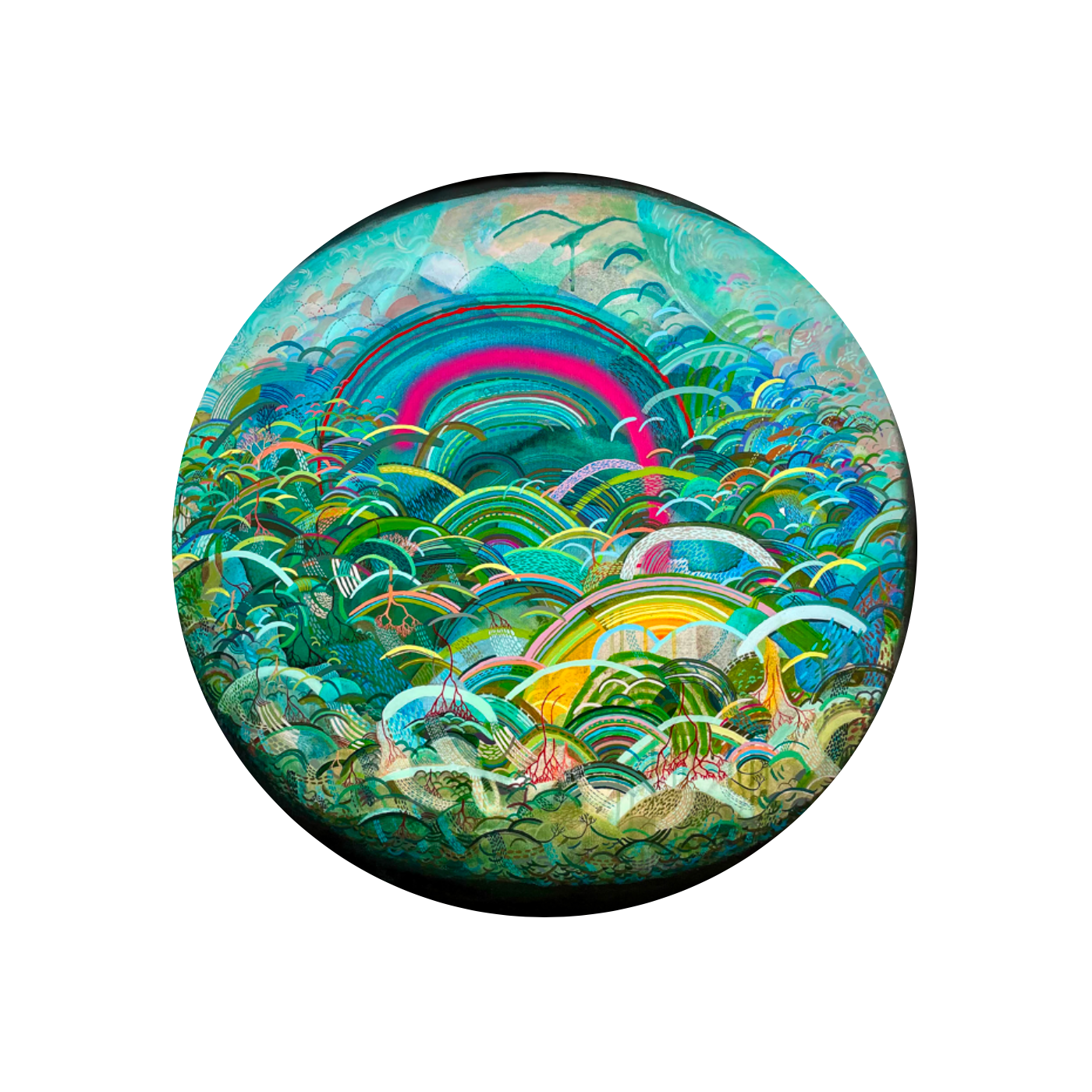 AV Grafx  Round Sticker Online Designer