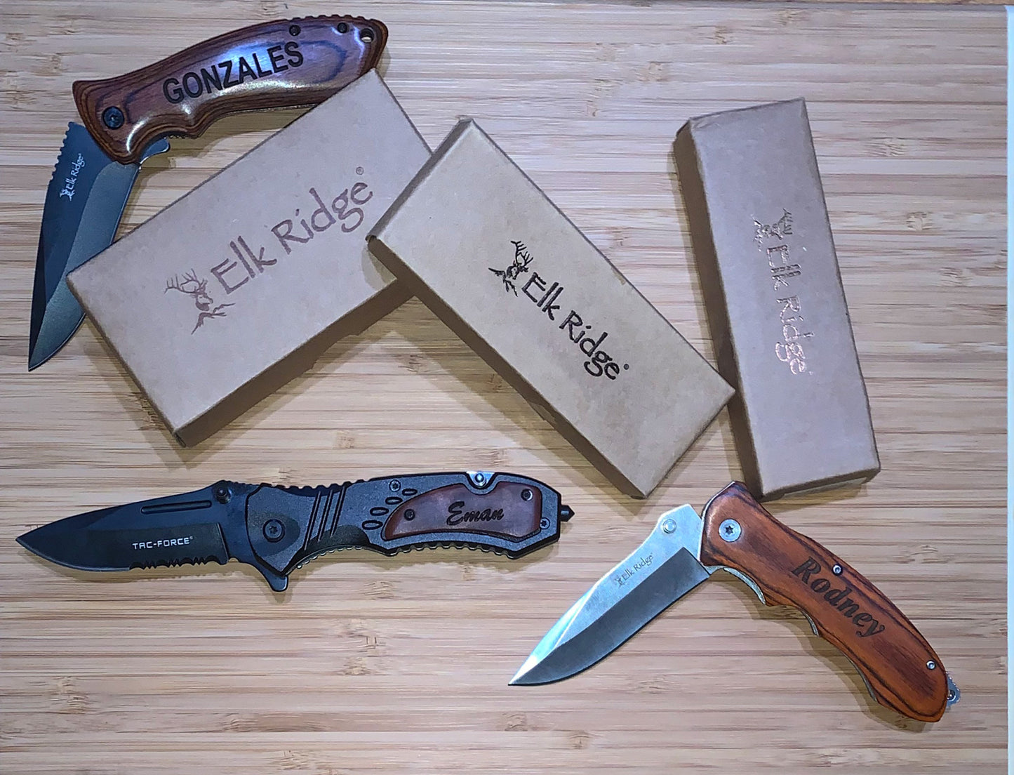 Elk Ridge Personalized Pocket Knife Custom Engraved
