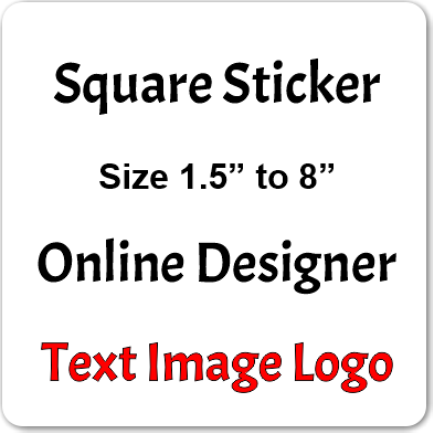 Square Sticker Online Designer – AV Grafx